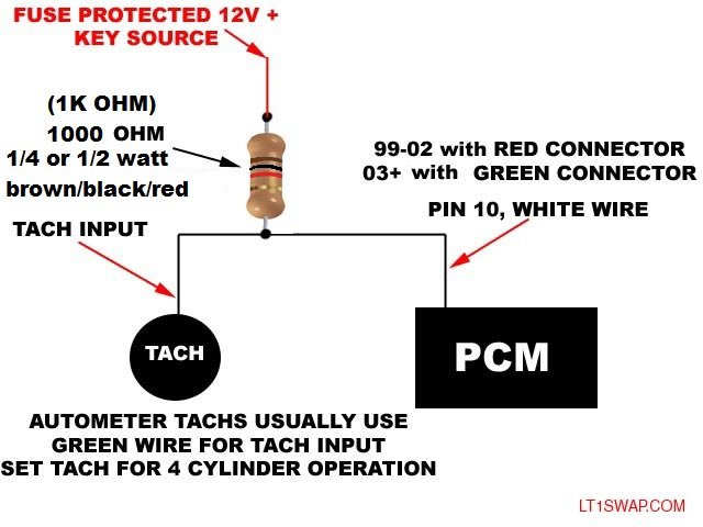 where did you connect your autometer tach & is it working? LS1 - Page 2