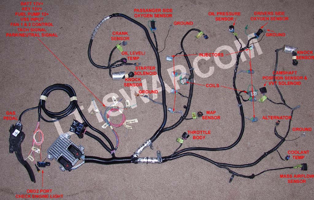 2010 to 2011 Camaro LS3, L99 6.2L information wiring harness lt1 automatic 